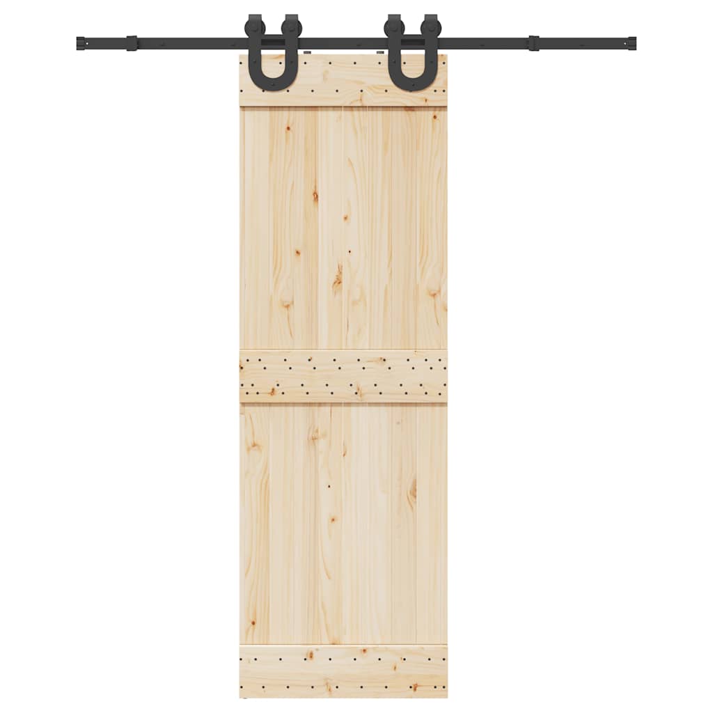 Liukuoven asennussarja teräs 183 cm musta