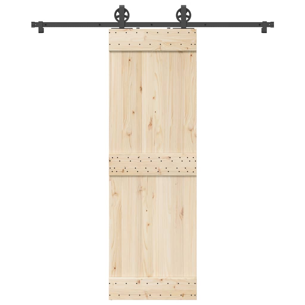 Liukuoven asennussarja teräs 183 cm musta