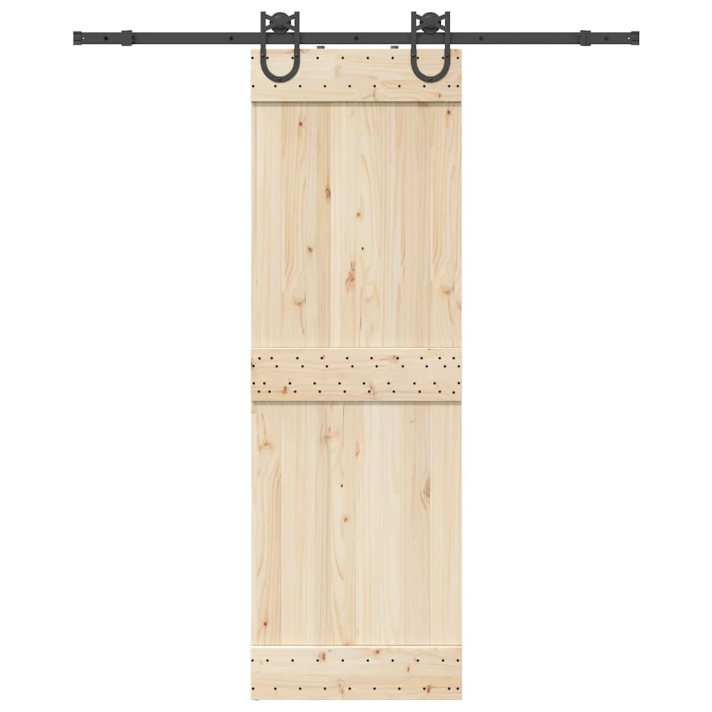 Liukuoven asennussarja teräs 183 cm musta