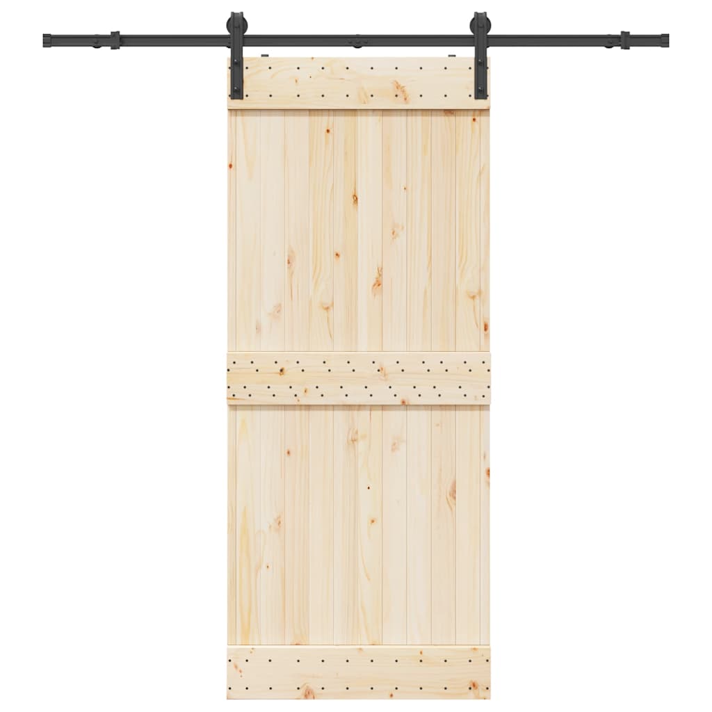 Liukuoven asennussarja teräs 183 cm musta