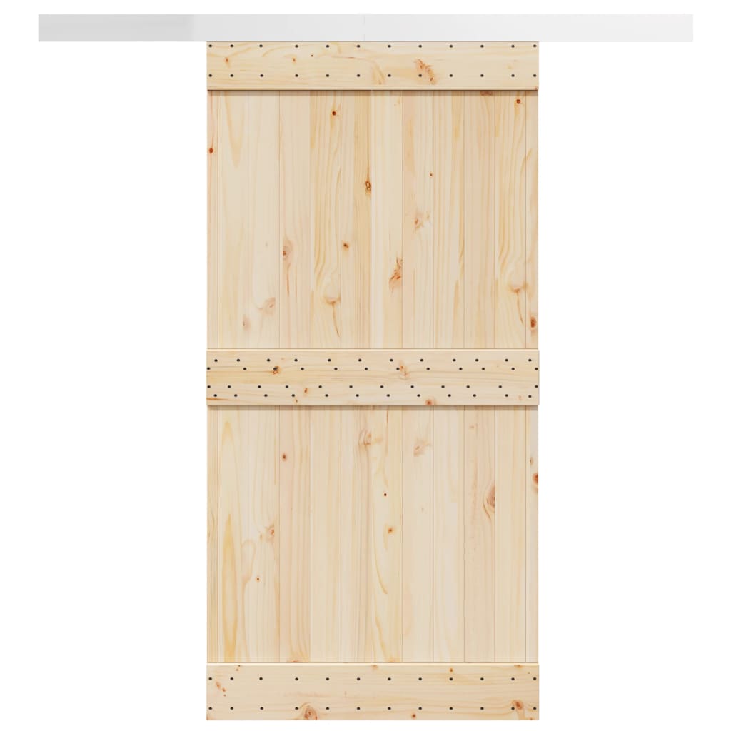 Liukuovi Hardware Kit 200 cm Alumiiniseos Sliver