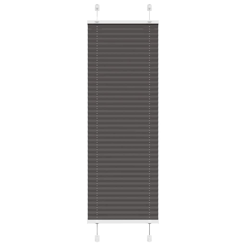laskostettu blind musta 45x100 cm kankaan leveys 44,4 cm