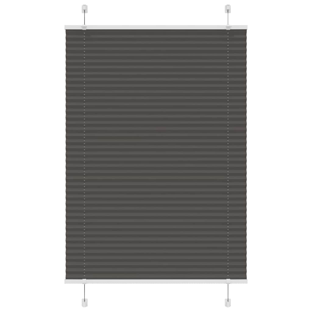 laskostettu blindi musta 85x100 cm kankaan leveys 84,4 cm