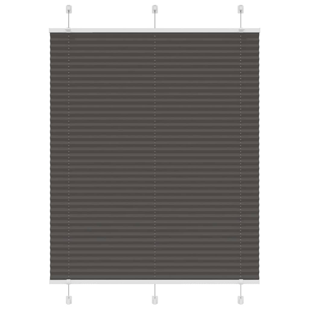 laskostettu blindi musta 105x100 cm kankaan leveys 104,4 cm
