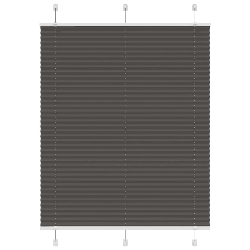 laskostettu blind Musta 110x100 cm Kankaan leveys 109,4 cm