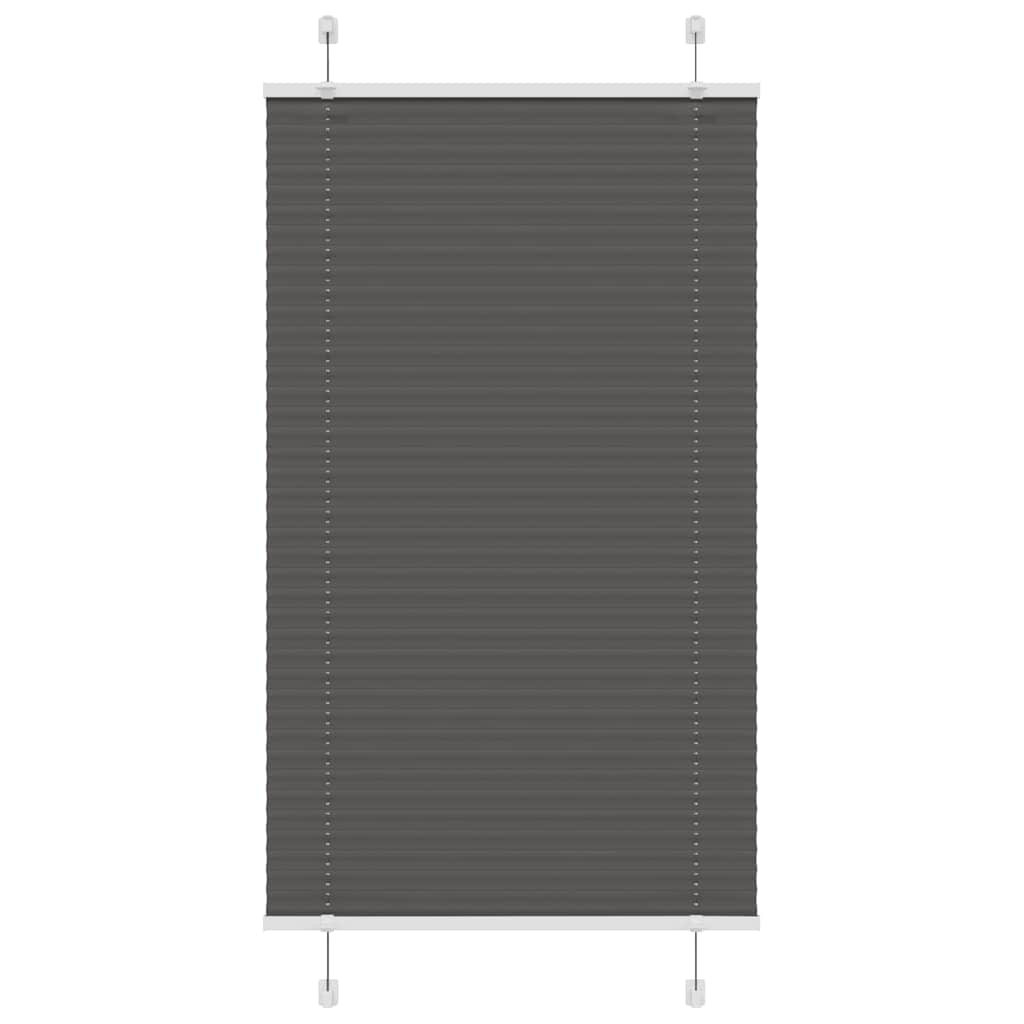 laskostettu blind Musta 80x150 cm Kankaan leveys 79,4 cm
