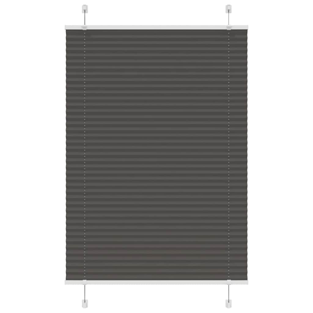 laskostettu blindi musta 85x150 cm kankaan leveys 84,4 cm