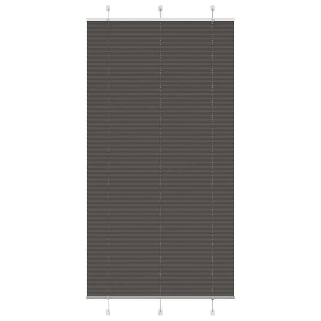 laskostettu blindi musta 105x200 cm kankaan leveys 104,4 cm