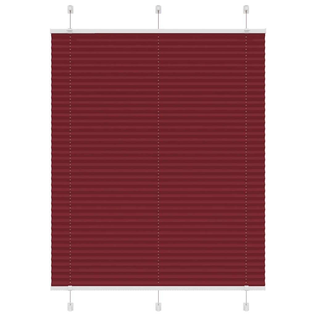 laskostettu blind Bordeaux Red 105x100 cm Kankaan leveys