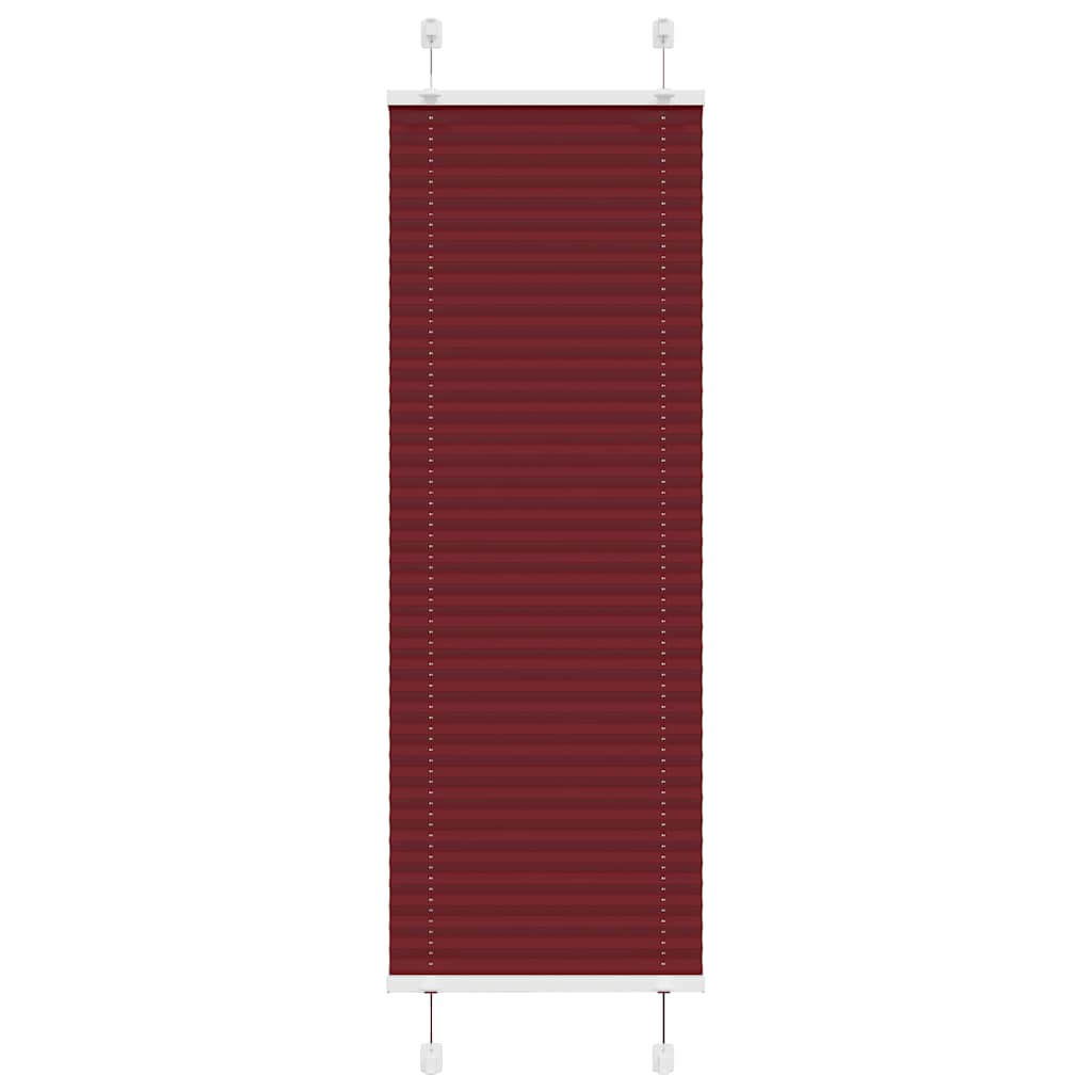 laskostettu blind Bordeaux Red 40x150 cm Kankaan leveys
