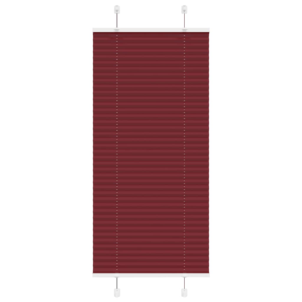 laskostettu blind Bordeaux Red 60x150 cm Kankaan leveys