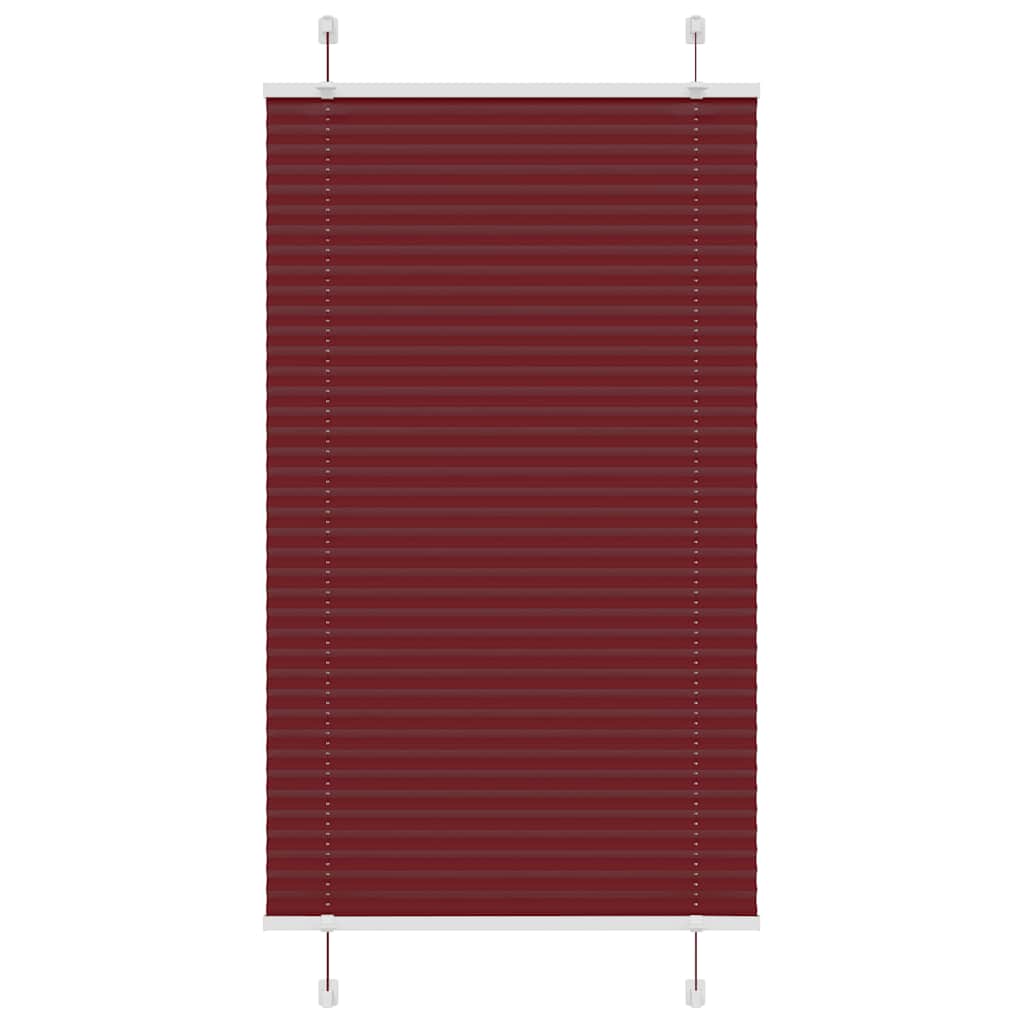 laskostettu blind Bordeaux Red 80x150 cm Kankaan leveys