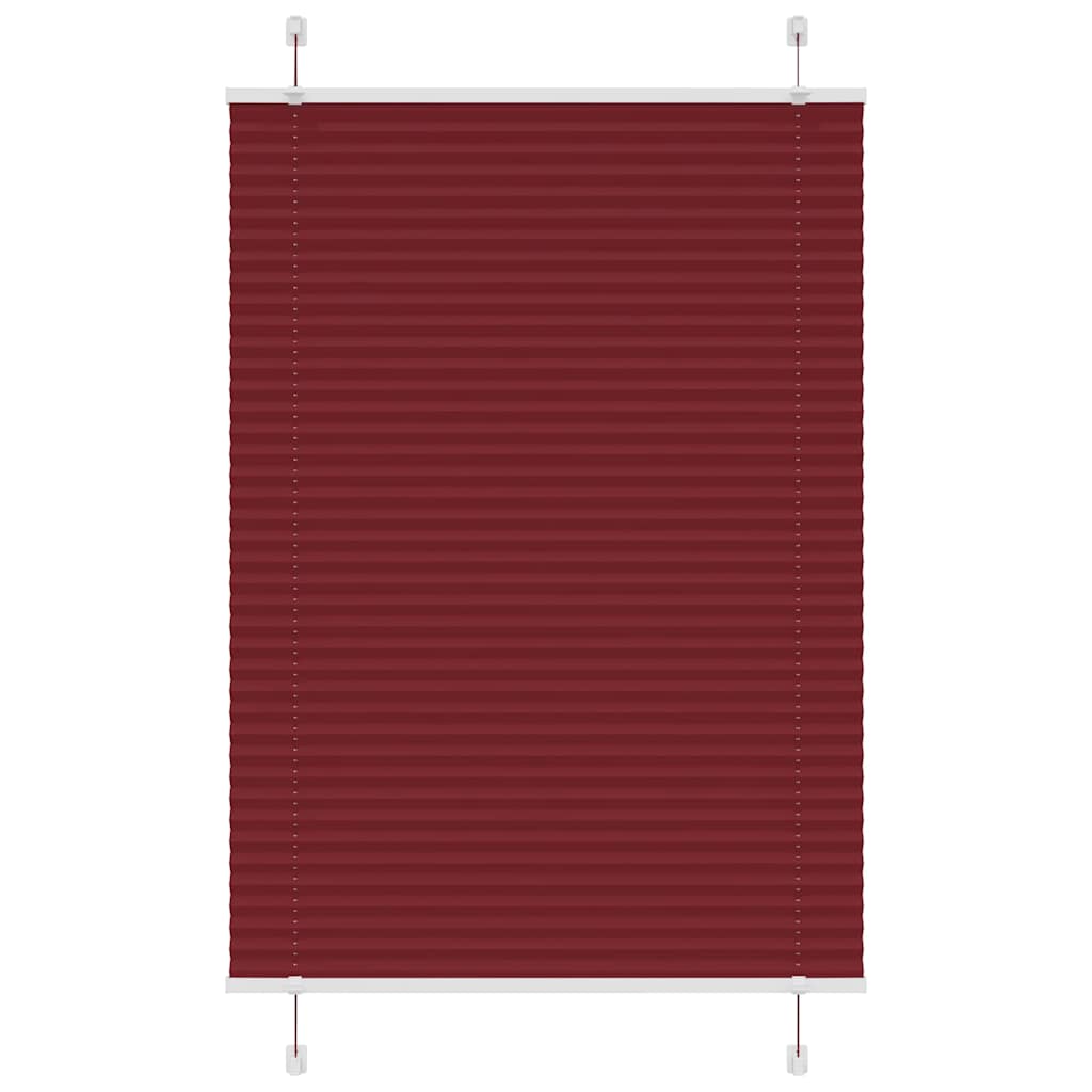 laskostettu blind Bordeaux Red 100x150 cm Kankaan leveys