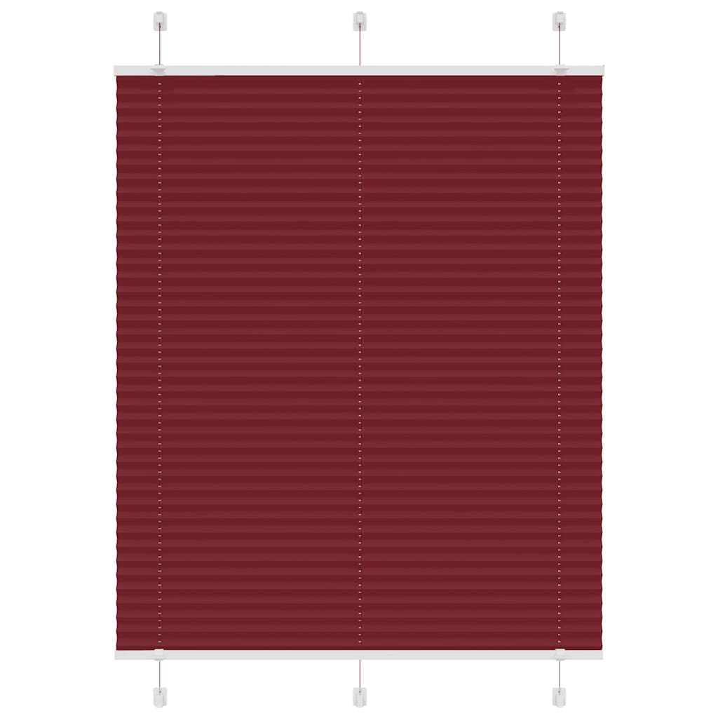 laskostettu blind Bordeaux Red 105x150 cm Kankaan leveys