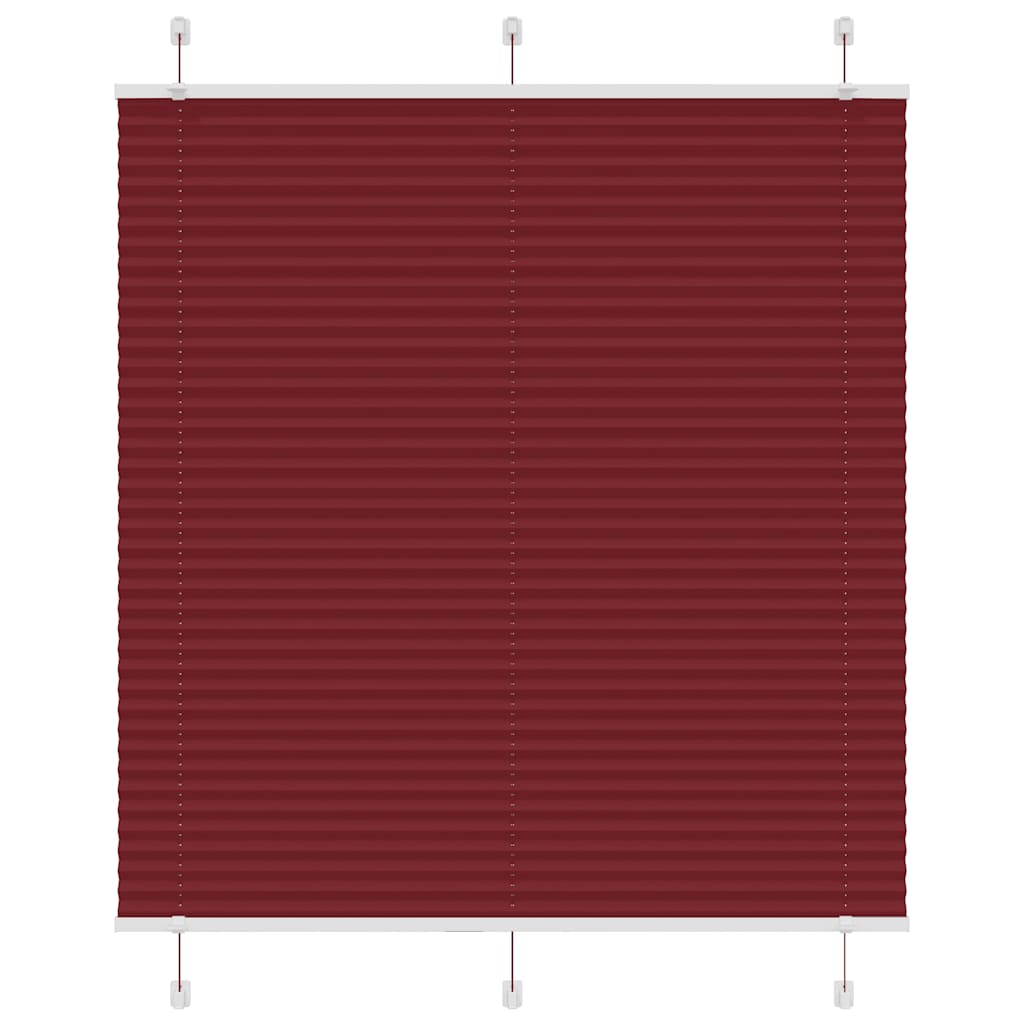 laskostettu blind Bordeaux Red 120x150 cm Kankaan leveys