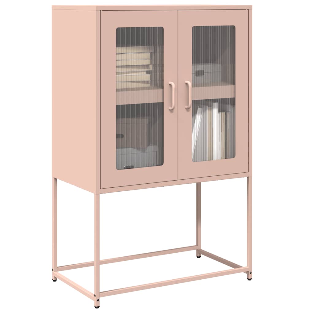 Highboard Pinkki 68x39x107 cm Teräs