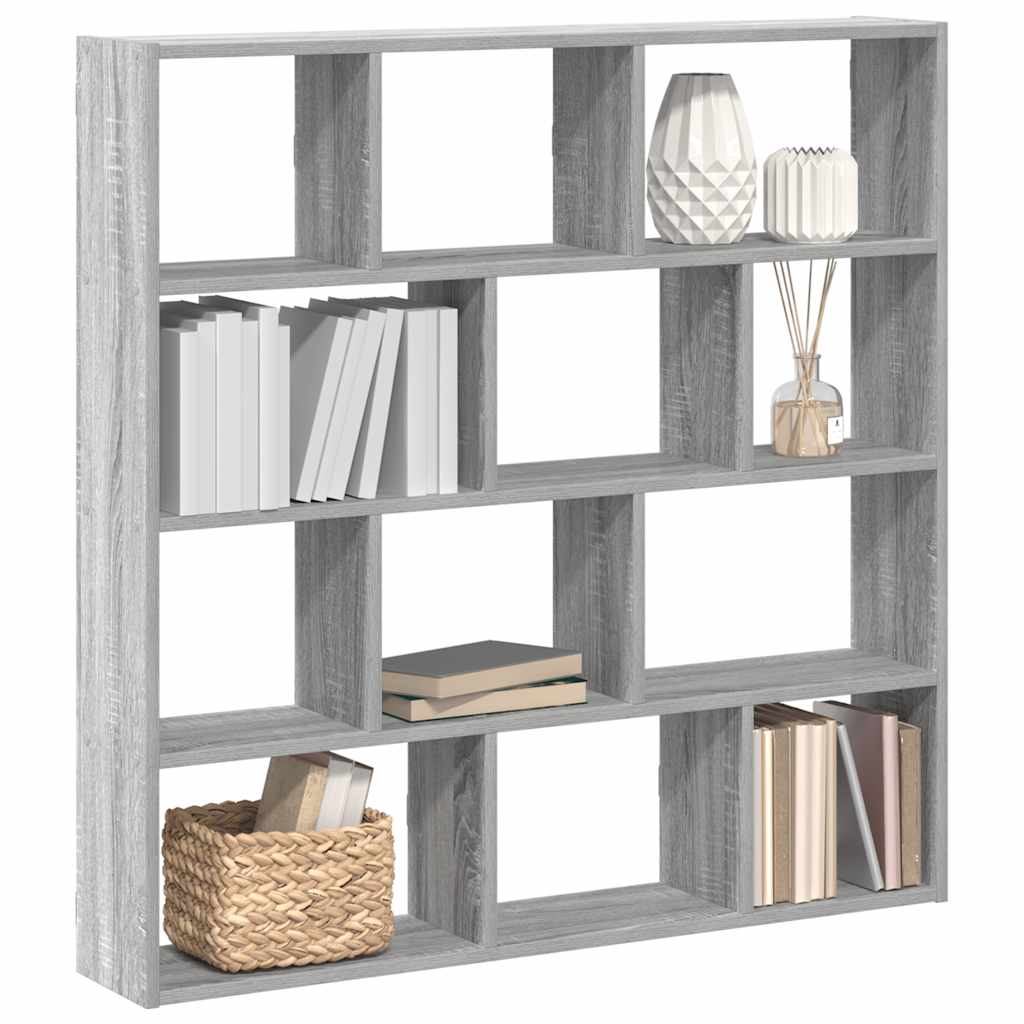 Wall Cube Hylly 12 lokeroa Harmaa Sonoma Engineered Wood