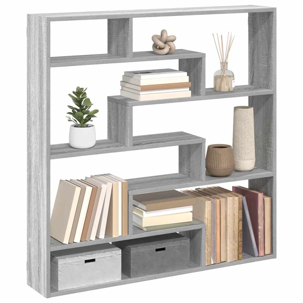 Wall Cube Hylly 7 lokeroa Harmaa Sonoma Engineered Wood