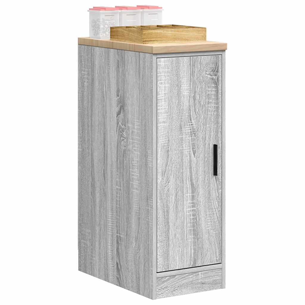 Autotallin säilytyskaappi harmaa sonoma 30x51x85 cm täysi mänty