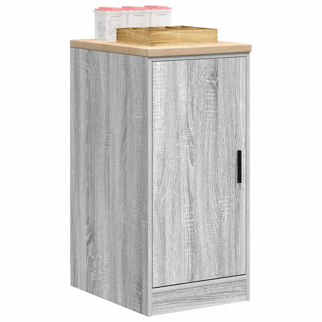Autotallin säilytyskaappi harmaa sonoma 40x51x85 cm täysi mänty