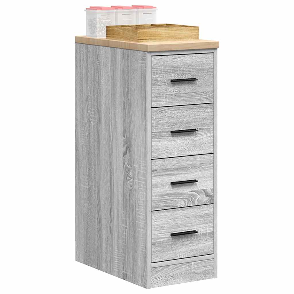 Autotallin säilytyskaappi harmaa sonoma 30x51x85 cm täysi mänty