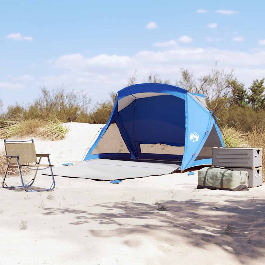 Beach Teltta 2 hengelle Azure Blue vedenpitävä