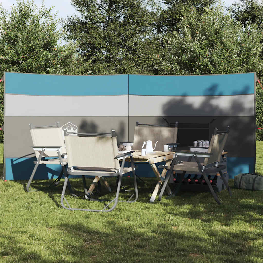 Camping Tuulensuoja Sininen 340x130 cm Vedenpitävä