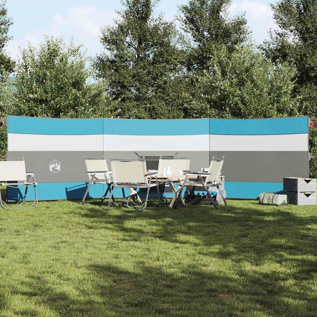 Camping Tuulensuoja Sininen 508x130 cm Vedenpitävä