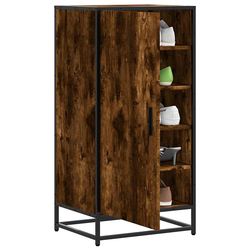 kenkäteline savustettu tammi 48x38x97,5 cm tekninen puu