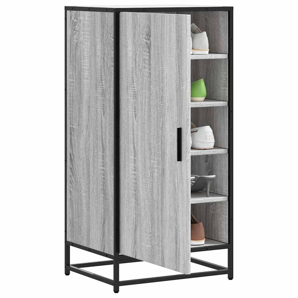 Kenkäteline harmaa Sonoma 48x38x97,5 cm tekninen puu