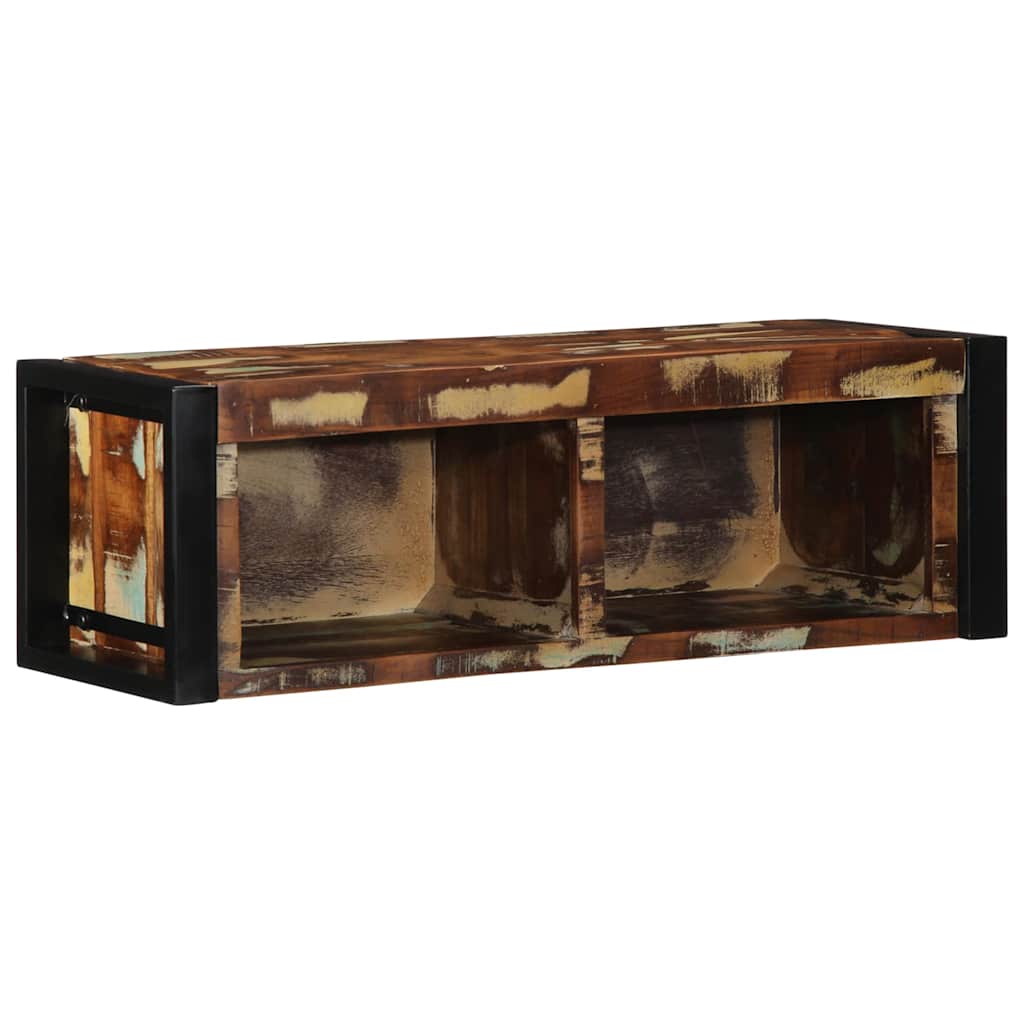 TV Kaappi Monivärinen 80x30x25 cm Massiivipuu kierrätetty