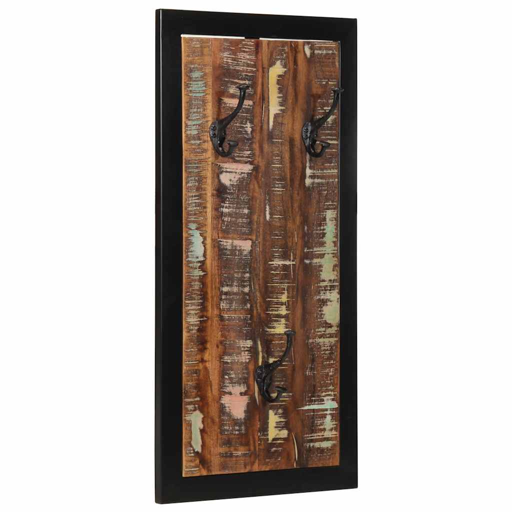 vidaXL-naulakko Monivärinen 40x2x80 cm Massiivipuu kierrätetty