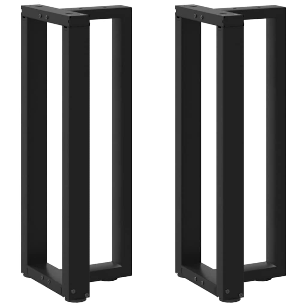 konsolipöydän jalat T-muotoiset 2 kpl musta 38x25x(72-73) cm