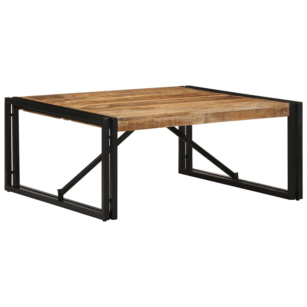 Sohvapöytä 80x80x35 cm Massiivipuuta mango