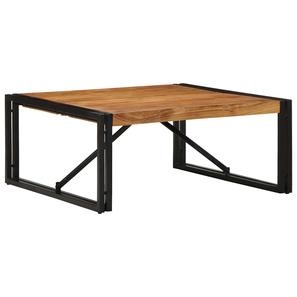 sohvapöytä 80x80x35 cm massiivipuu akaasia