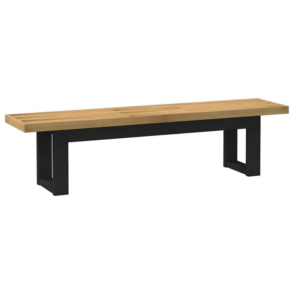 ruokapöytä NOAIN U-muotoiset jalat 180x40x45cm massiivipuumänty