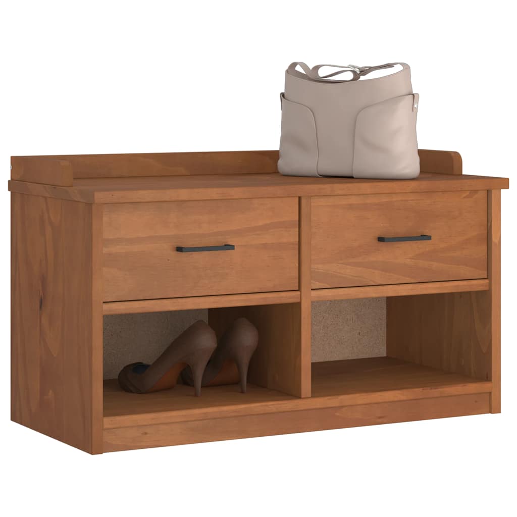 Eteisen penkki SANDNES 87x40x50 cm täysi mänty