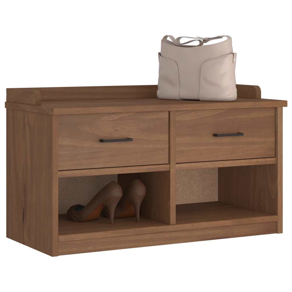 Eteisen penkki SANDNES 87x40x50 cm täysi mänty