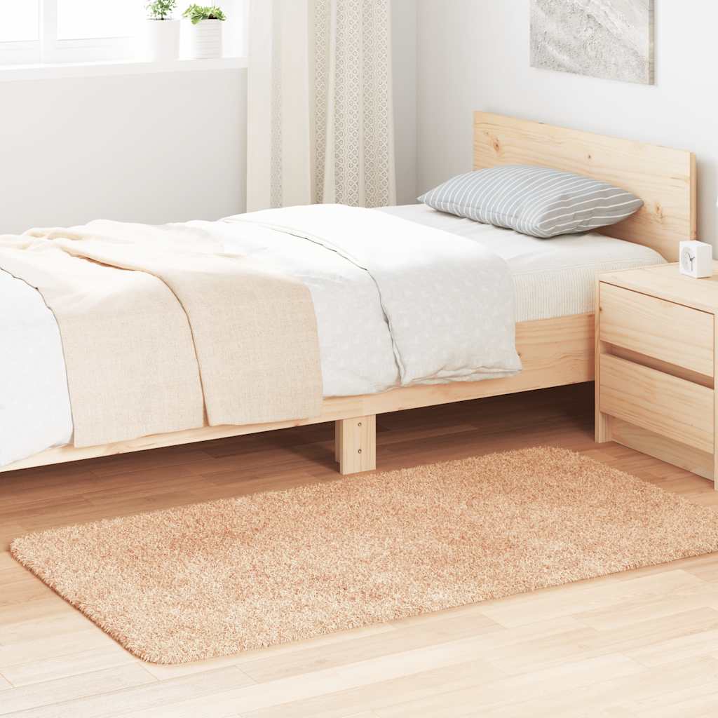 Pörrömatto korkeanukkainen NAVARRA beige 80x150 cm polyesteri