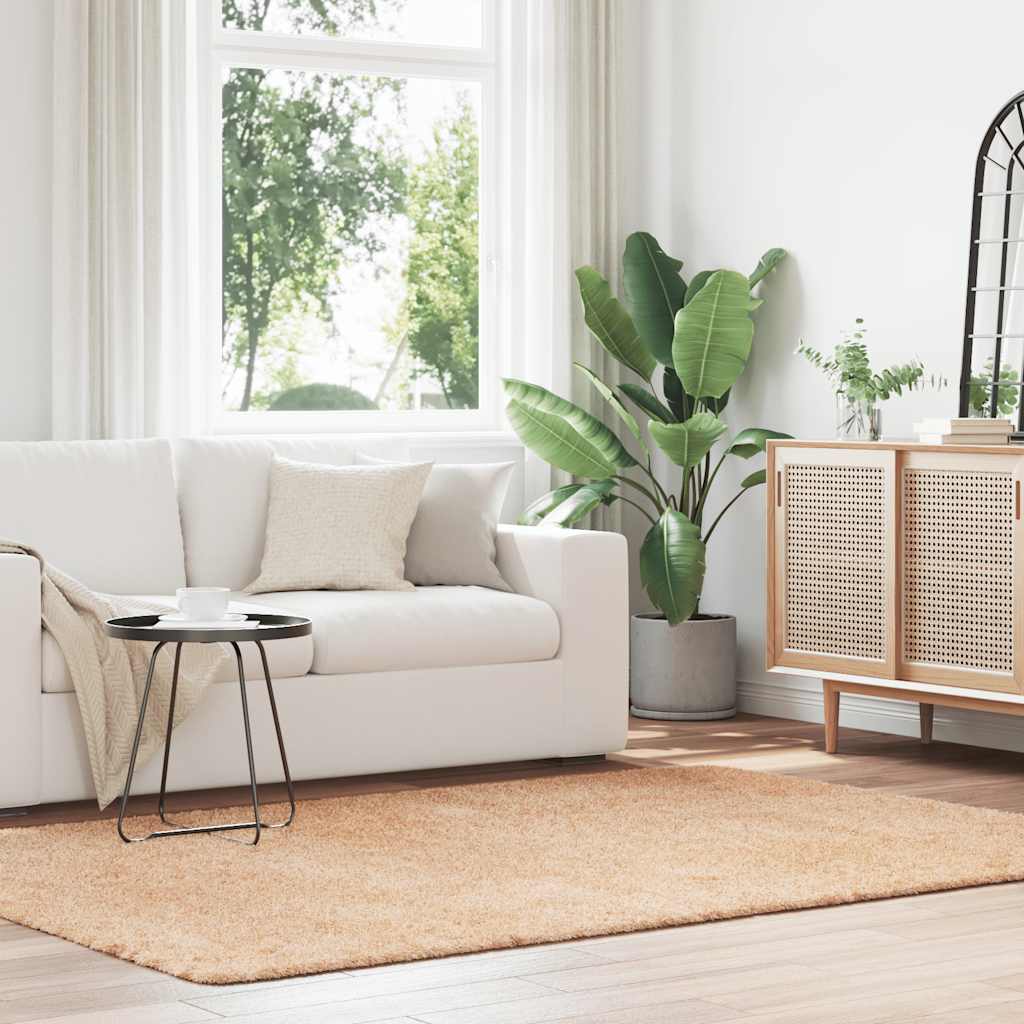 Pörrömatto korkeanukkainen NAVARRA beige 160x230 cm polyesteri