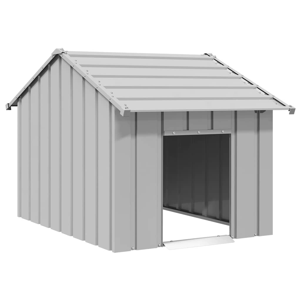 Koiratalo katolla 83x130x85 cm galvanoitua terästä