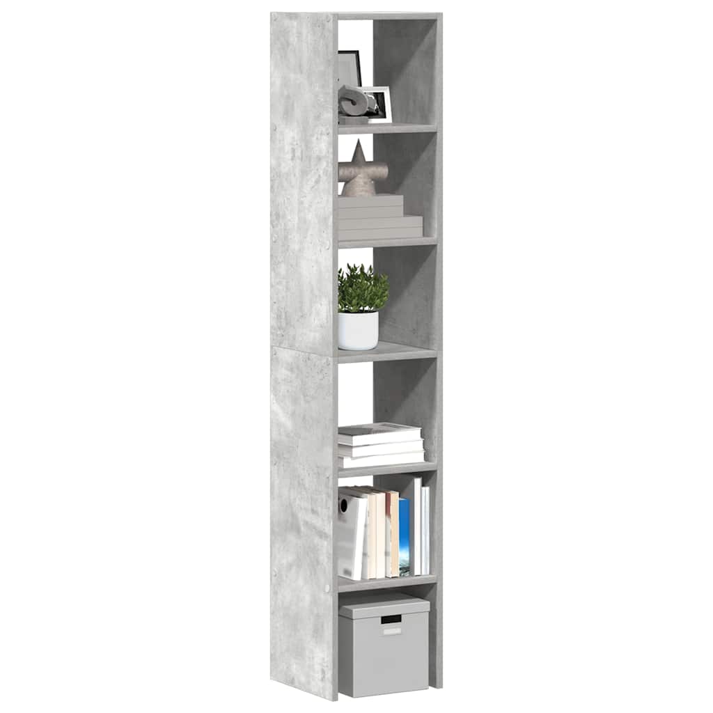 kirjahyllyt 2 kpl Pinottava betoni harmaa 30x30x80 cm