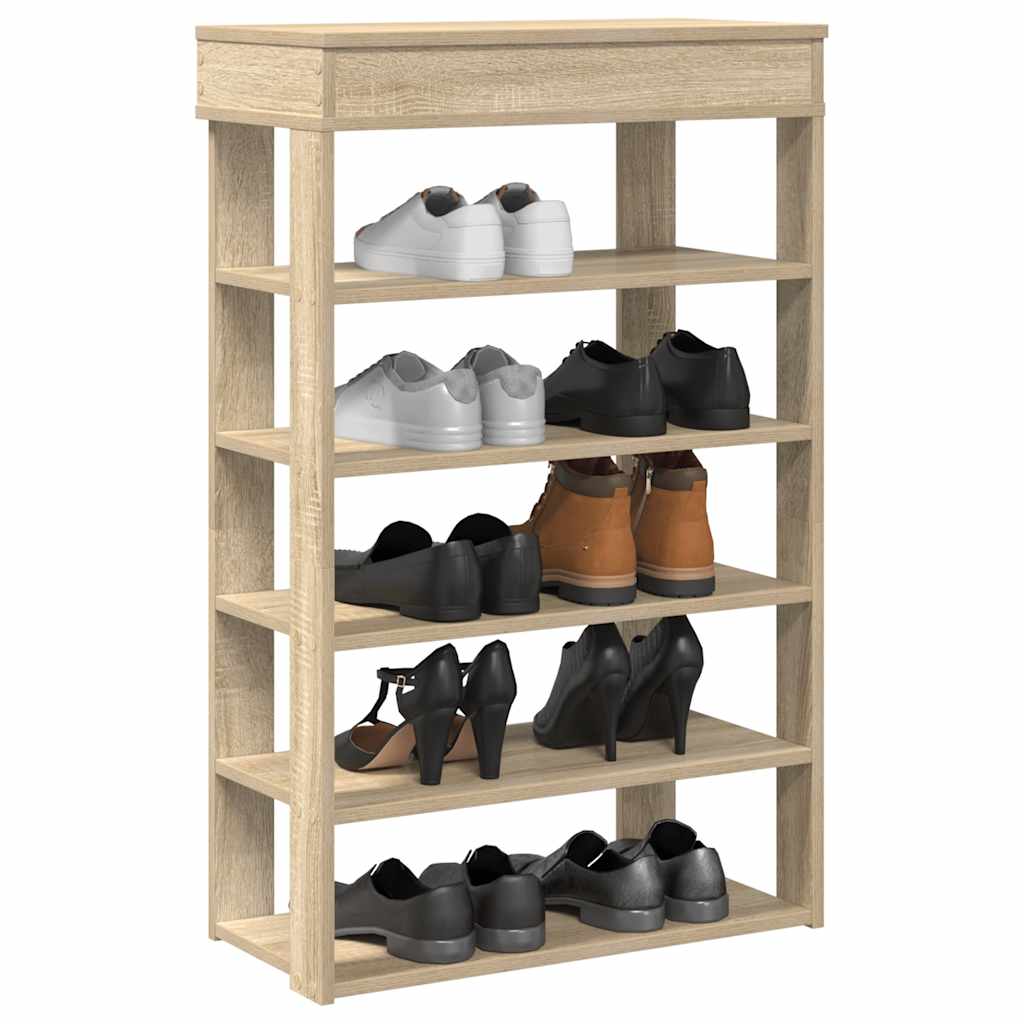 Kenkäteline Sonoma Oak 60x30x98 cm Engineered Wood
