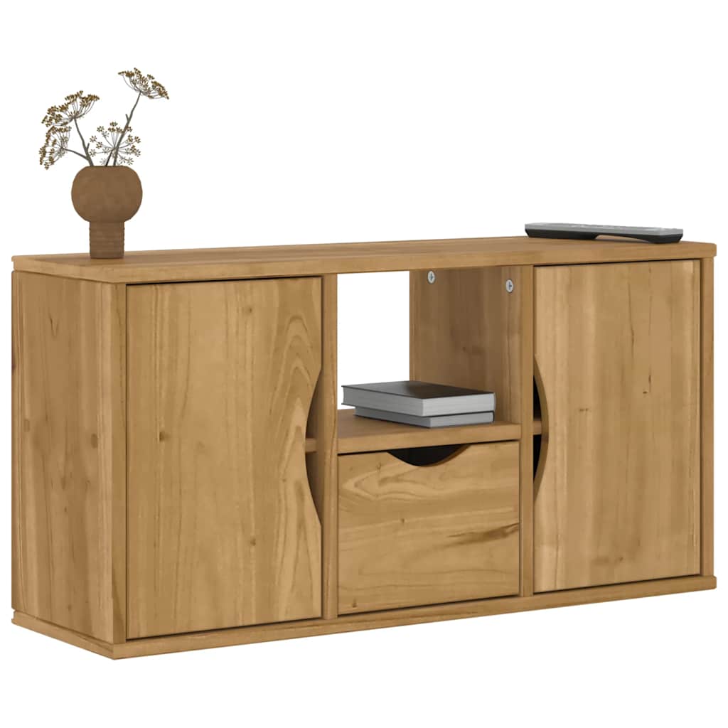 TV-kaappi laatikolla "ODDA" 79x24x40 cm massiivipuumänty