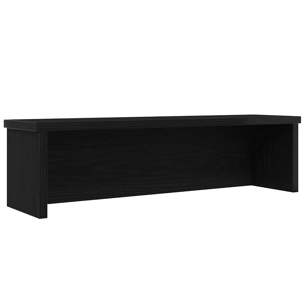 Keittiöteline Pinottava Musta 50x15x16 cm Engineered Wood