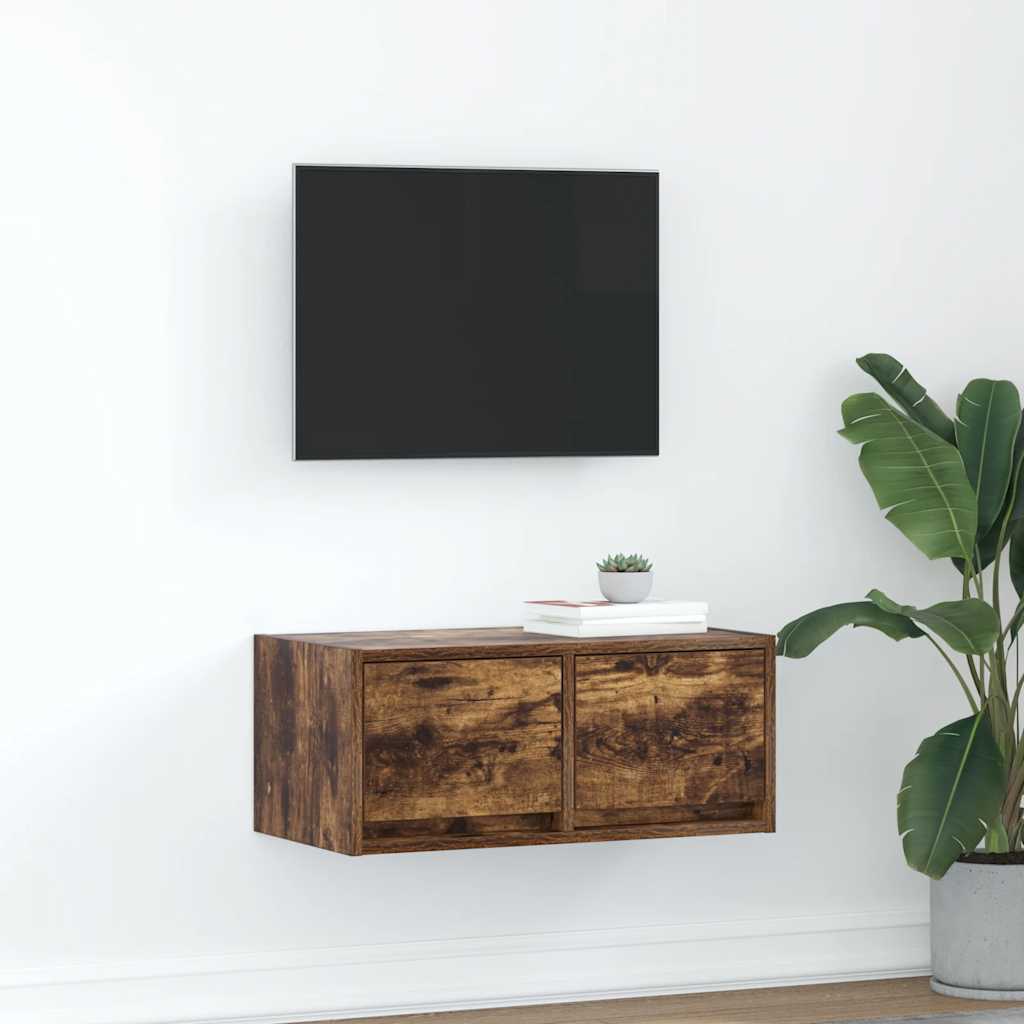 TV-taso savutammi 60x31x25,5 cm tekninen puu