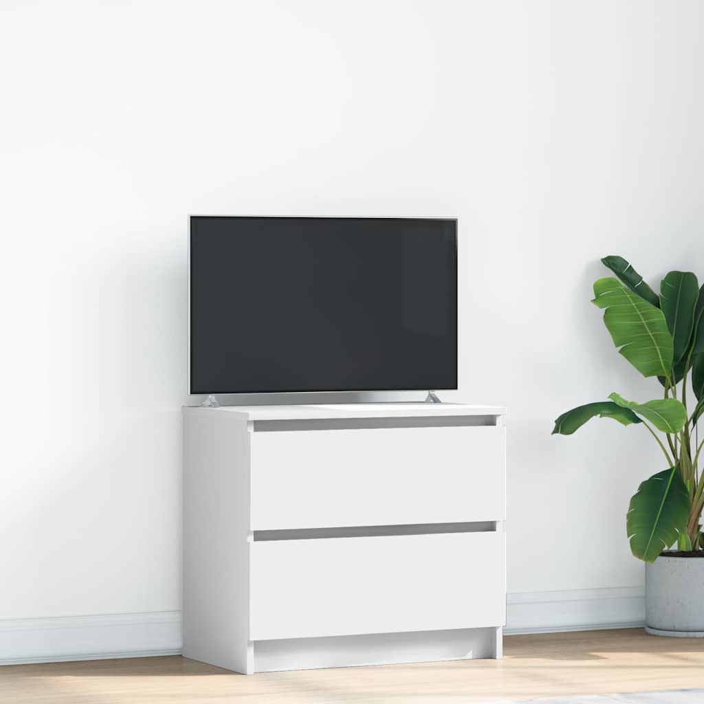 TV-kaappi Valkoinen 60x35x54 cm Engineered Wood