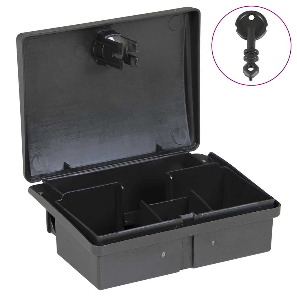 Hiiriloukut 10 kpl musta 13x10x4 cm