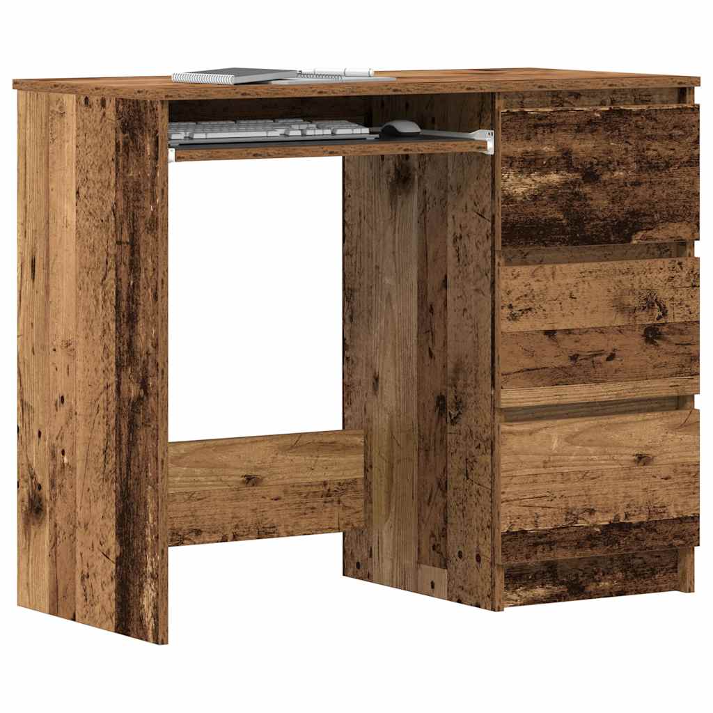 Työpöytä Old Wood 90x45x76 cm Engineered Wood