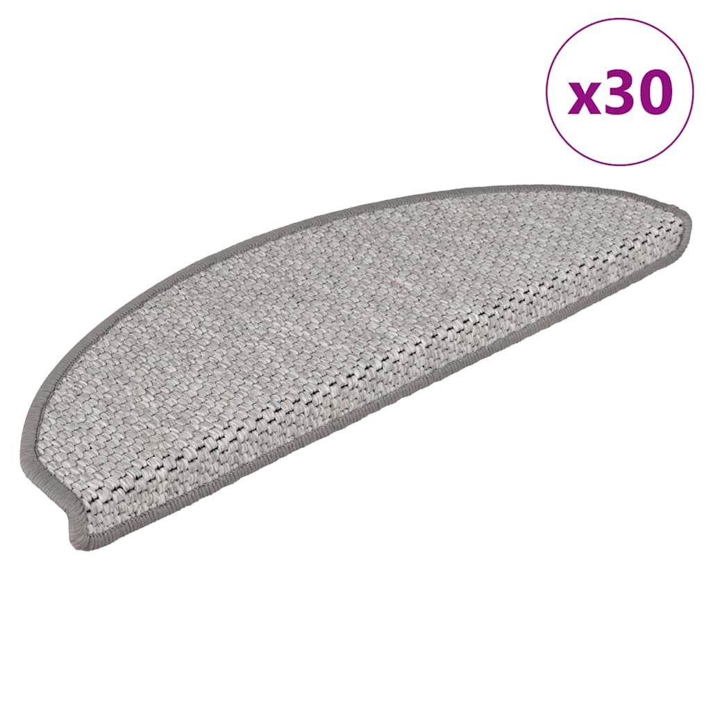 Portaiden matot Itsekiinnittyvä Sisal-Look 30 kpl 65x21x4 cm